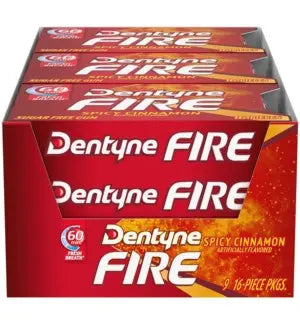 DENTYNE ICE FIRE CINNAMON 9CT