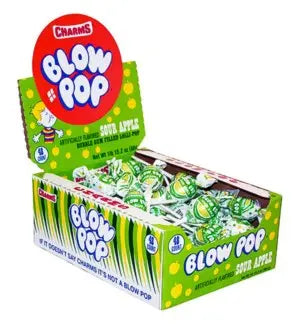 CHARMS BLOW POP SOUR APPLE 48CT