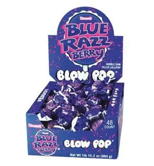 CHARMS BLOW POP BLUE RASB 48CT