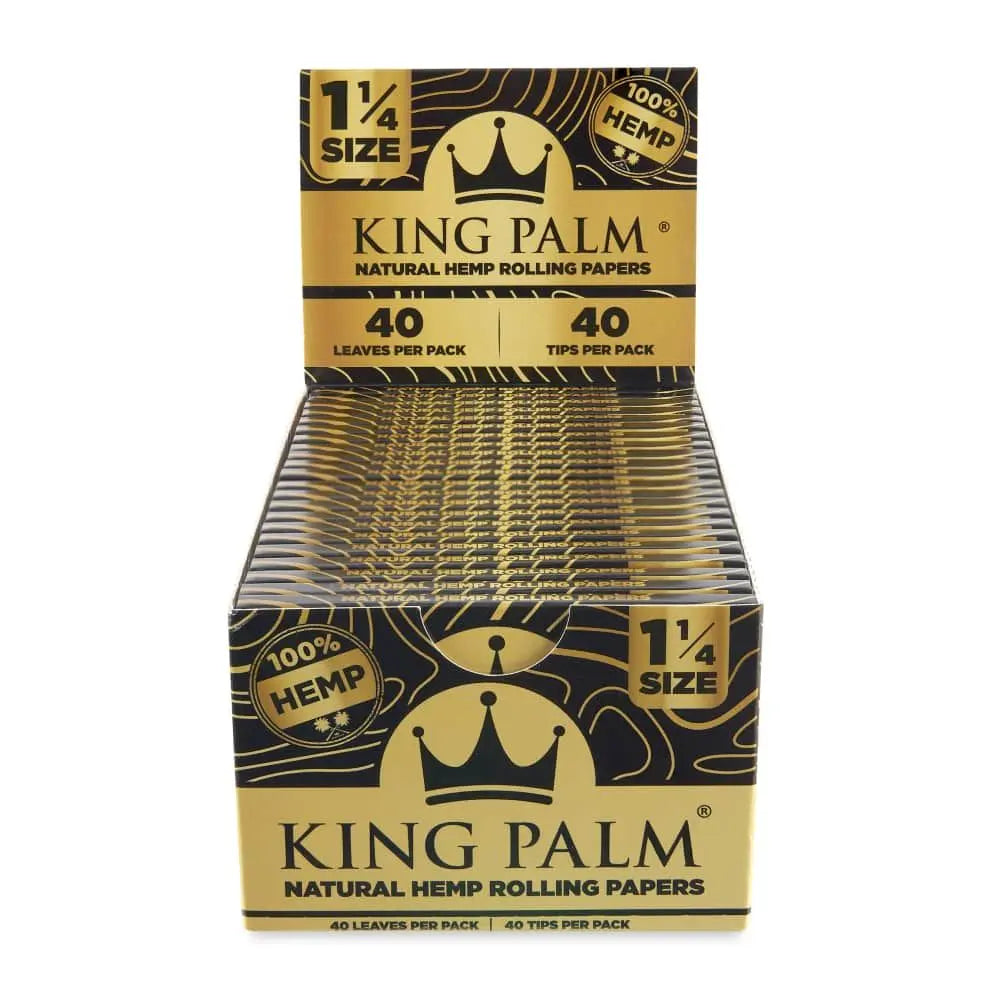 KING PALM PAPER W/MAGNET & TIP 1 1/4 40CT