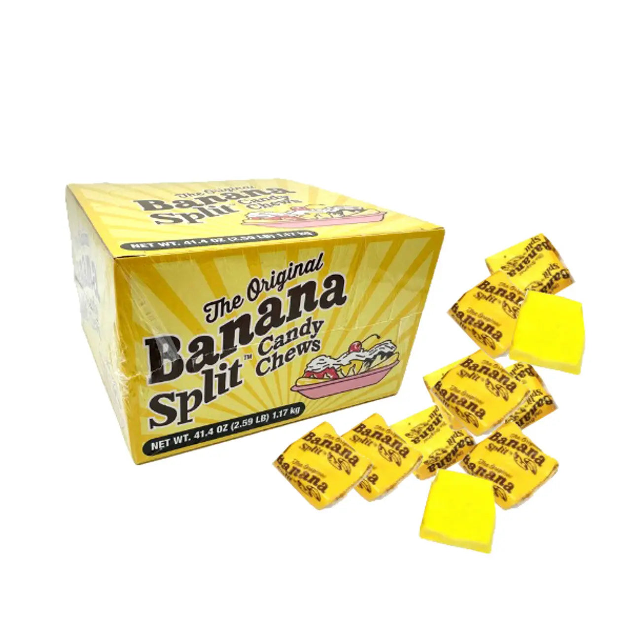 BANANA SPLIT CANDY CHEWS 140CT