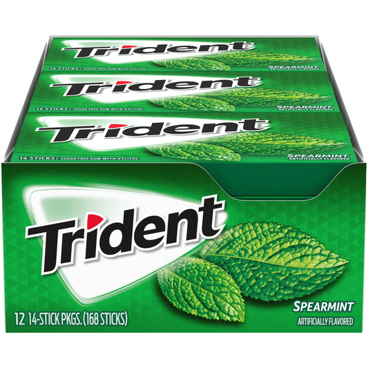 TRIDENT VALUE SPEARMINT 12CT