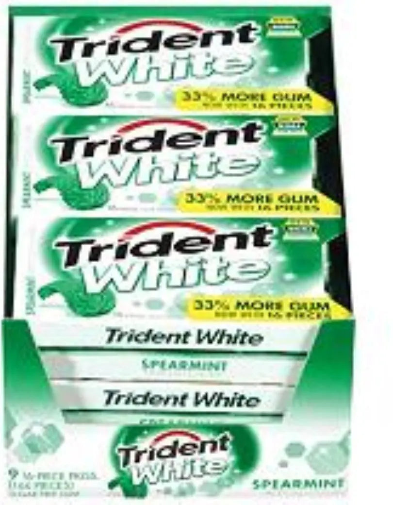 TRIDENT WHITE WINTERGREEN 9 CT