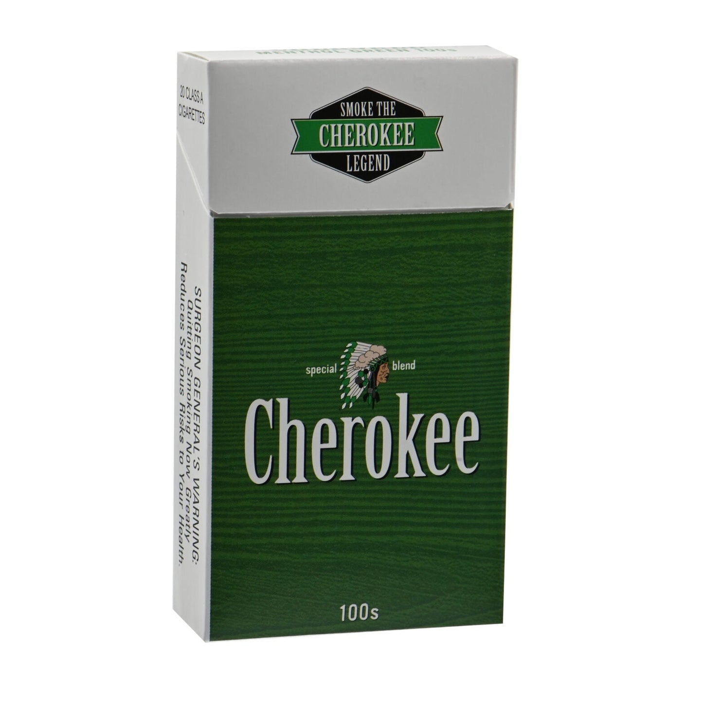 CHEROKEE MENTHOL GREEN 100 BOX