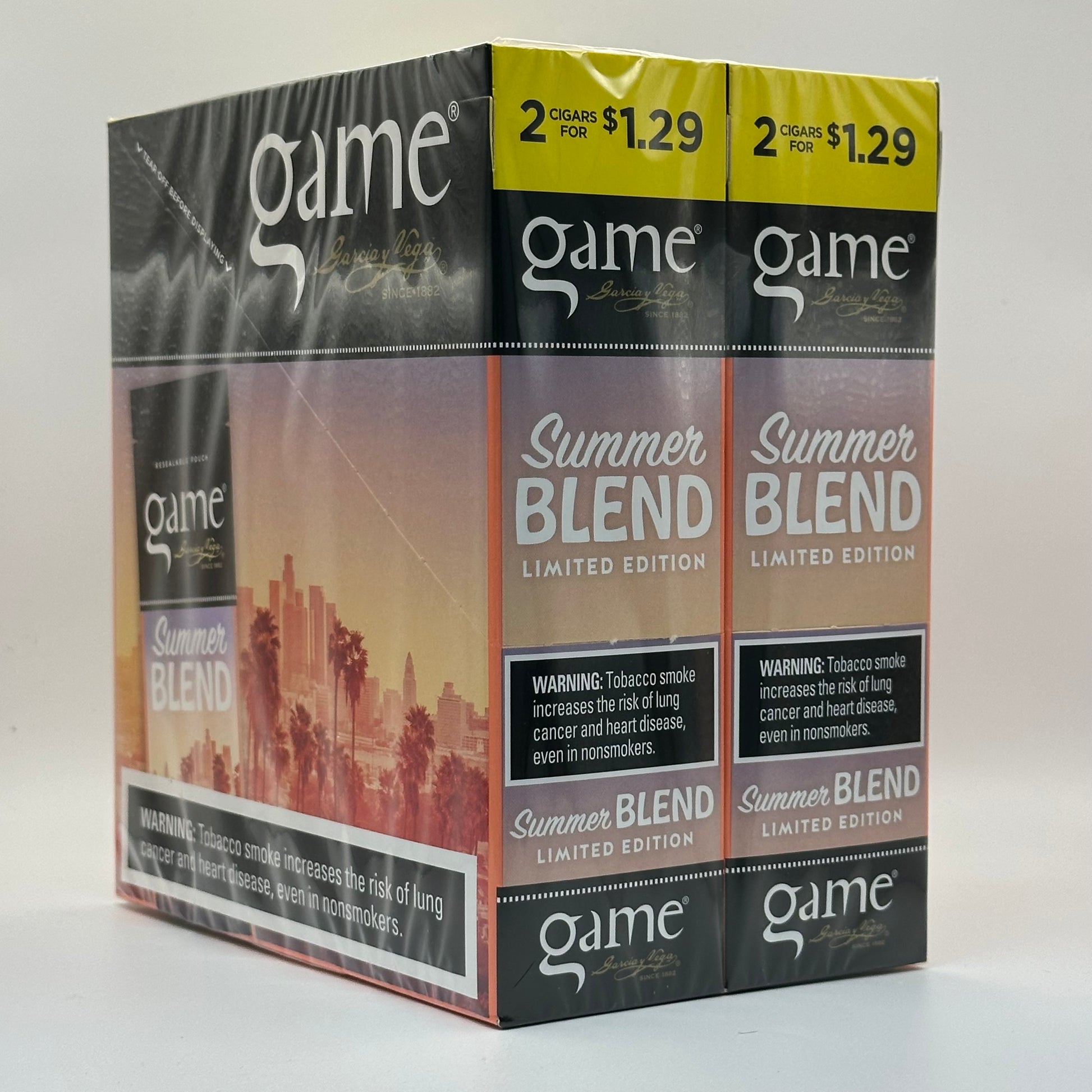 Game 2/$1.29 Summer Blend Cigarillo - Chase Cash & Carry