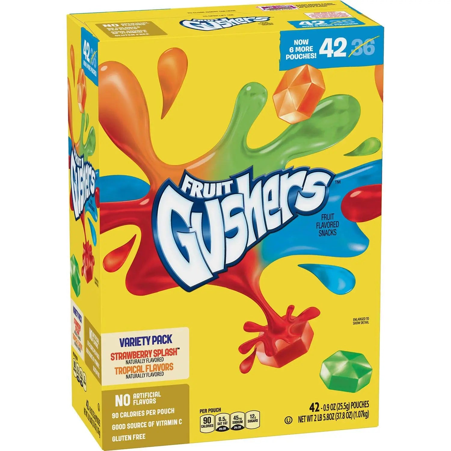 FRUIT GUSHERS .9OZ 42 CT