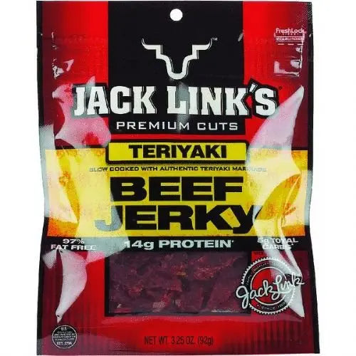 JK BAGS BEEF JERKY TERIYAKI 8/3.25 OZ