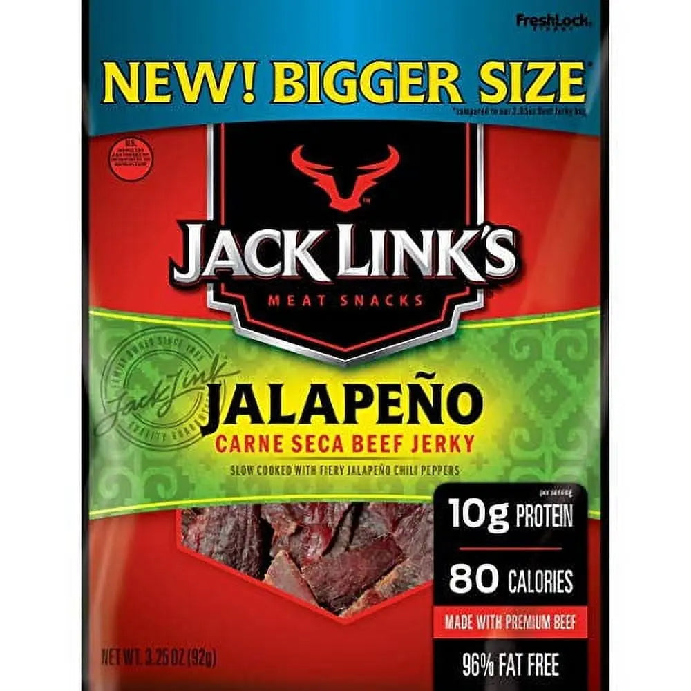 JK BAGS BEEF JERKEY JALAPENO 8/3.25 OZ