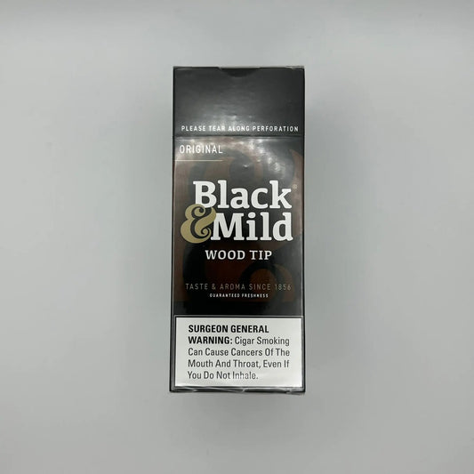 BLACK & MILD 25CT WOOD TIP