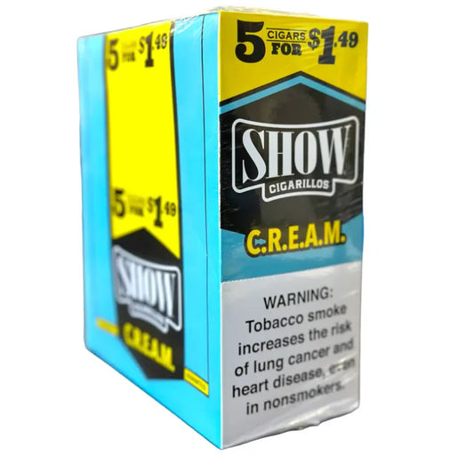 SHOW CIGARILLO 5/$1 CREAM 15/5 PK