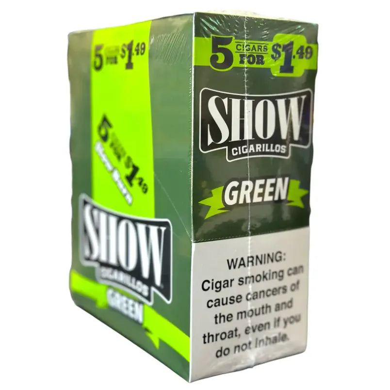 SHOW CIGARILLO 5/$1 GREEN 15/5 PK