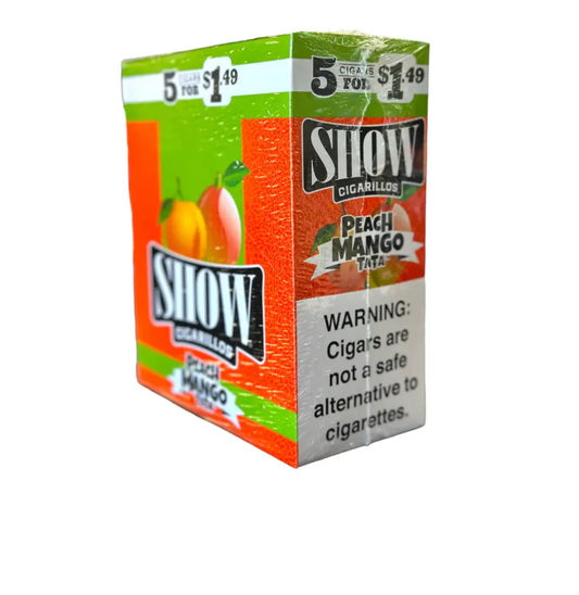 SHOW CIGARILLO 5/$1 TATA (PEACH MANGO)15/5 PK