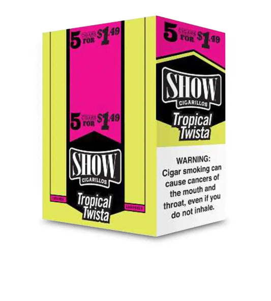 SHOW CIGARILLO 5/$1 TROP TWISTA 15/5 PK