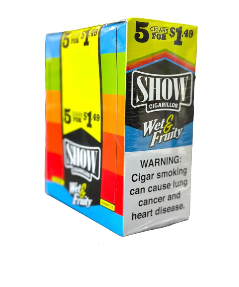 SHOW CIGARILLO 5/$1 WET&FRUITY 15/5 PK