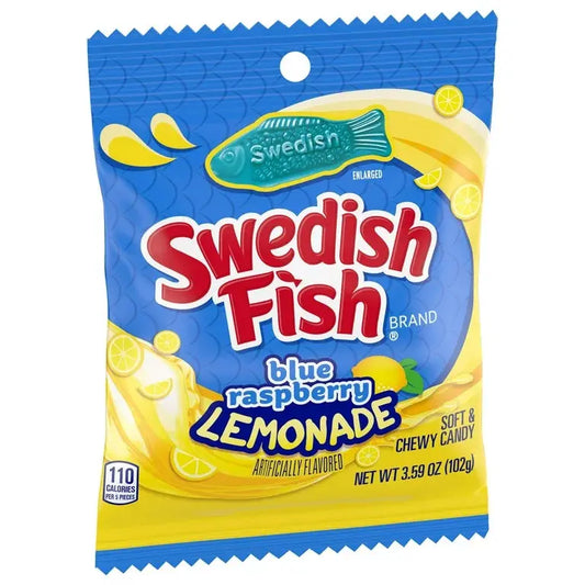 PEG SWEDISH FISH BLUE RASP LEMONADE 6/3.6OZ