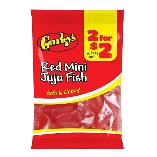 GURLEY'S 2/$2 -12CT Red Mini Jujufish - Chase Cash & Carry