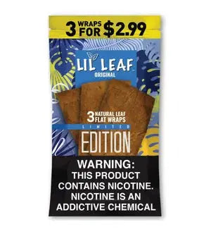 LIL LEAF (FINAL SALE) PP 3/2.99 NATURAL WRAPS