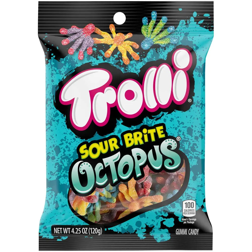 PEG TROLLI SOUR BRITE OCTOPUS 6/4.25OZ