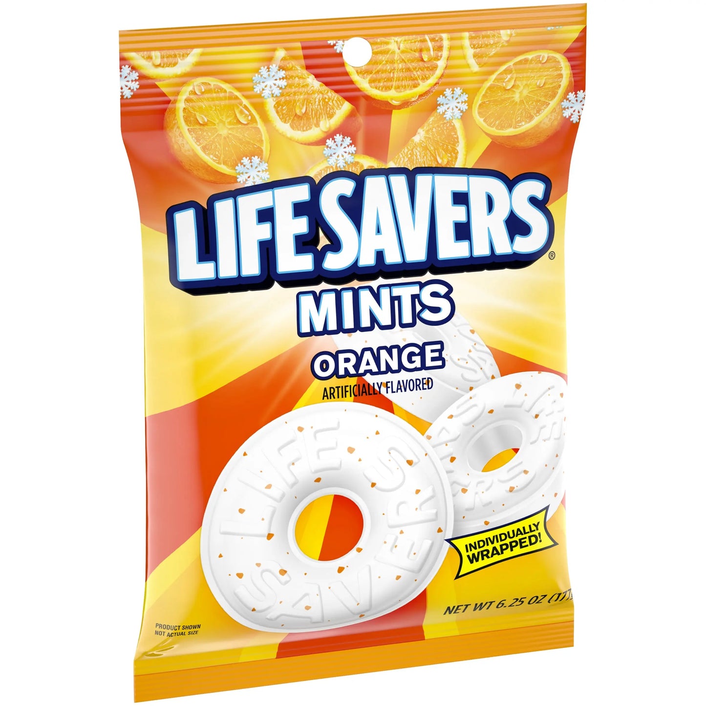 PEG LIFESAVER ORANGE MINTS 6/6OZ