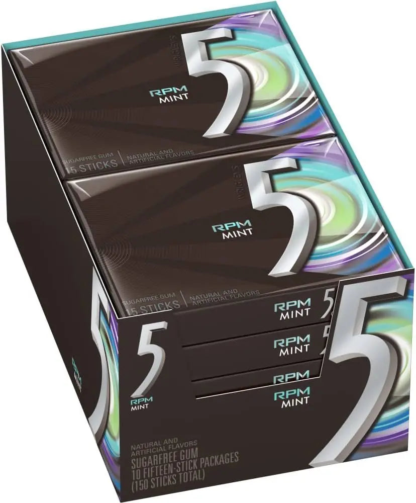 FIVE GUM RPM MINT 10CT