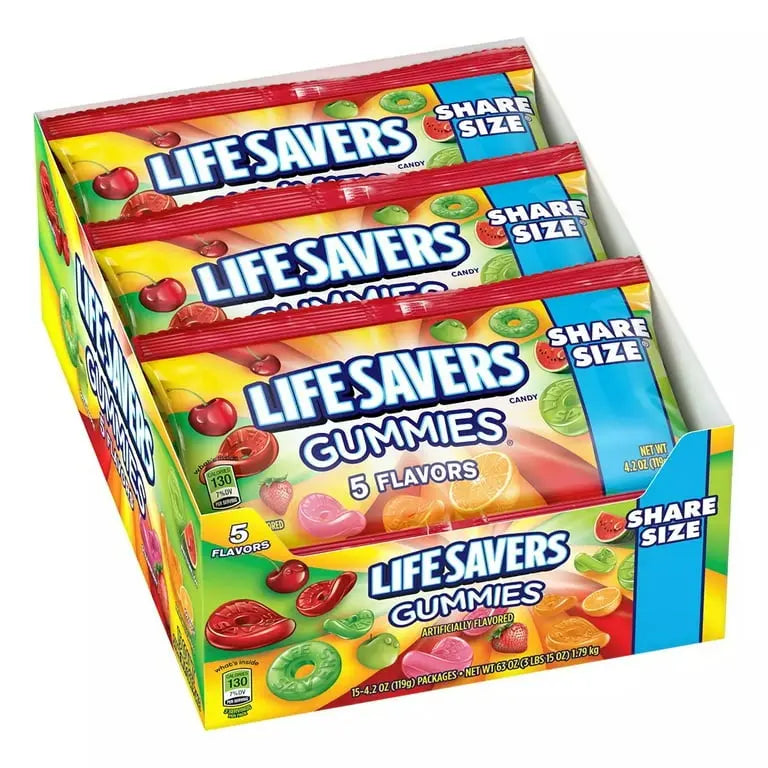 KS LIFESAVERS GUMMIES 5 FLAVOR 15CT