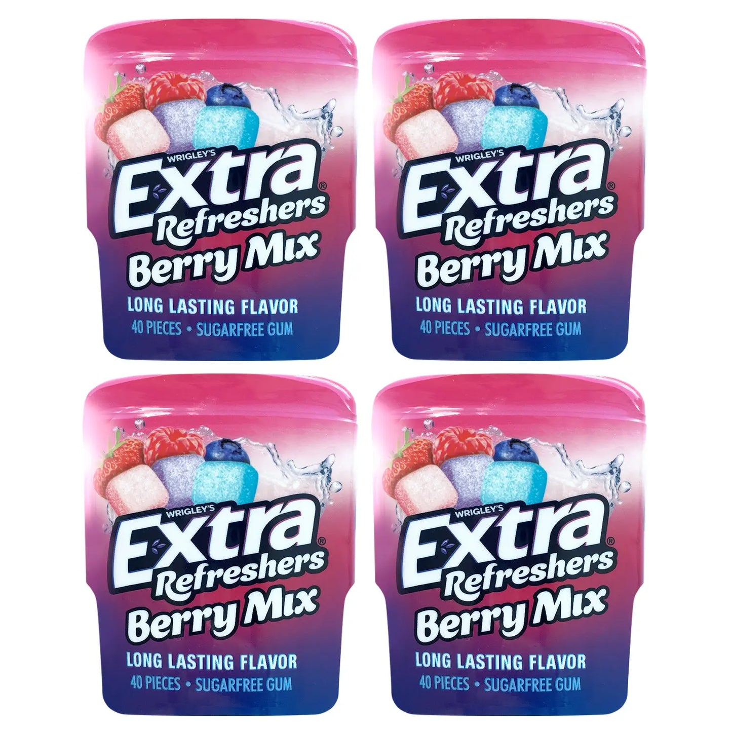 EXTRA REFRESHERS BERRY MIX 4CT