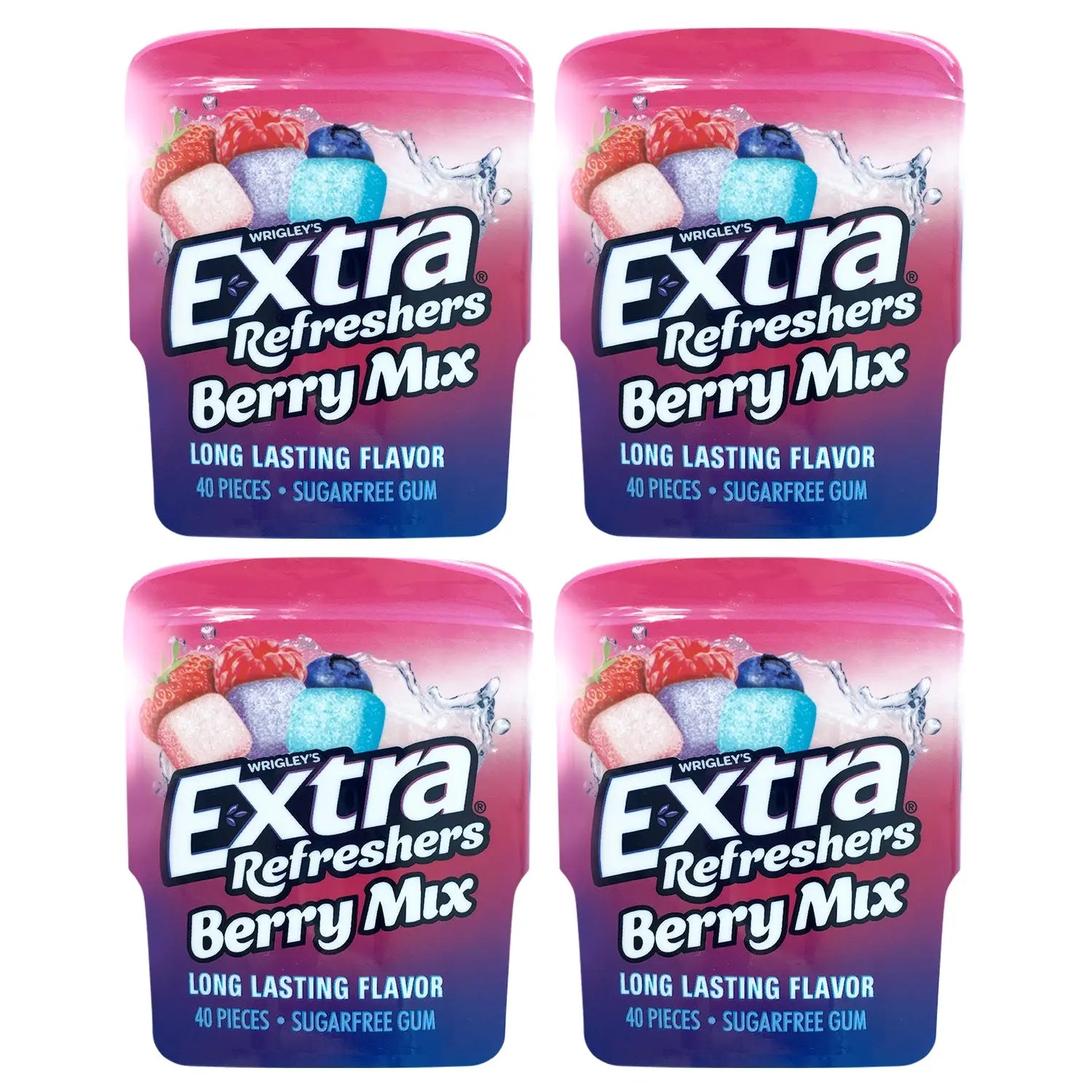 EXTRA REFRESHERS BERRY MIX 4CT