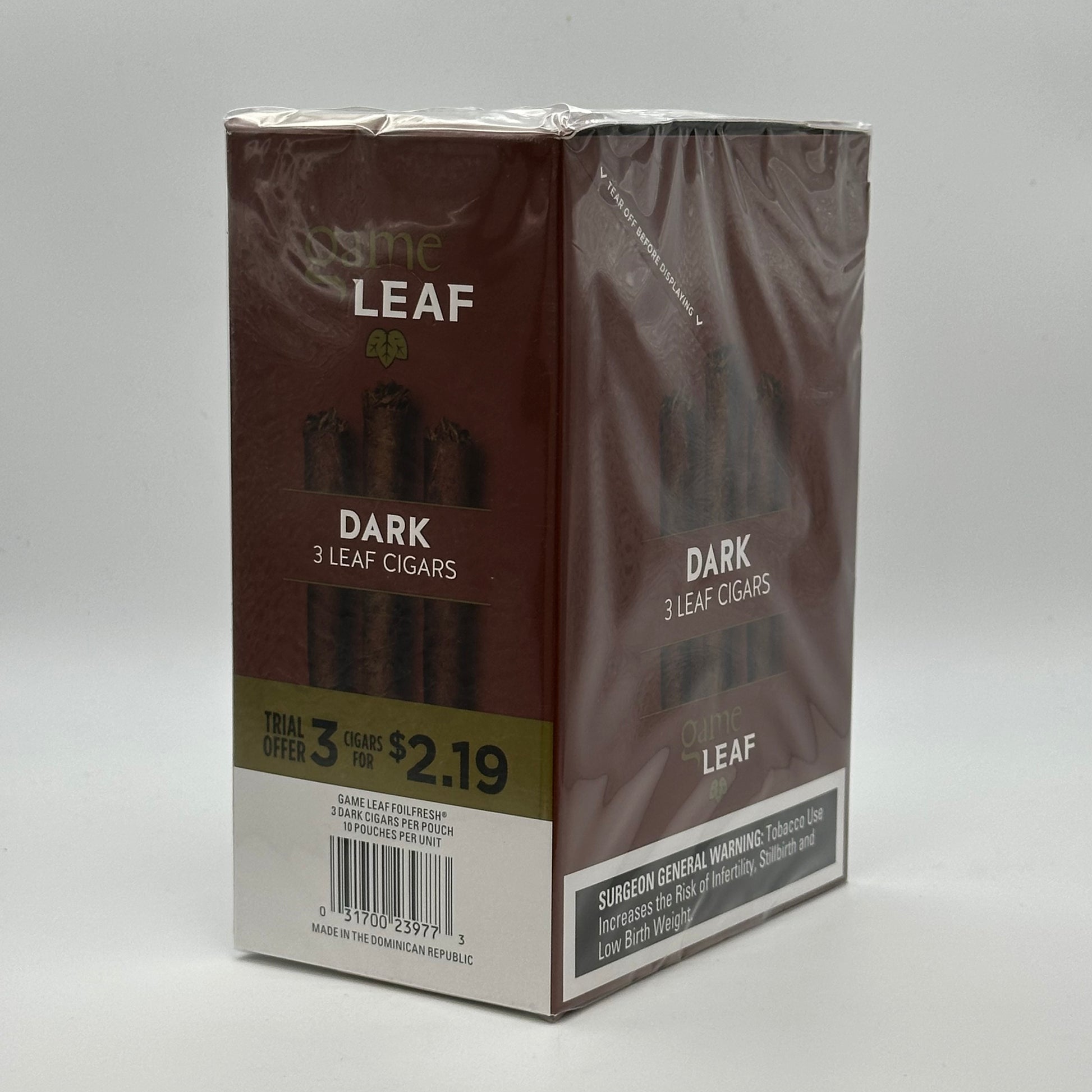 Game Leaf 3/$1.29 Dark Rum - Chase Cash & Carry