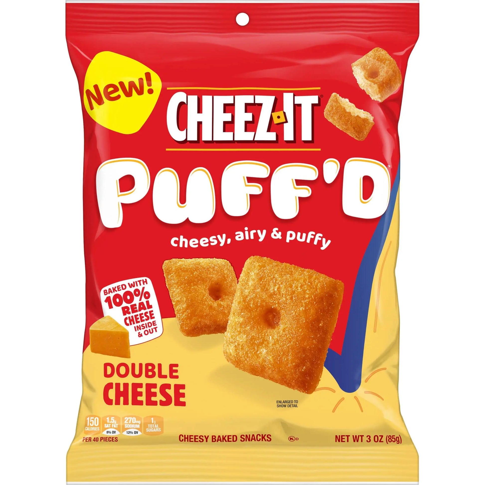 CHEEZ IT PUFF'D DBL CHEESE 6/3OZ