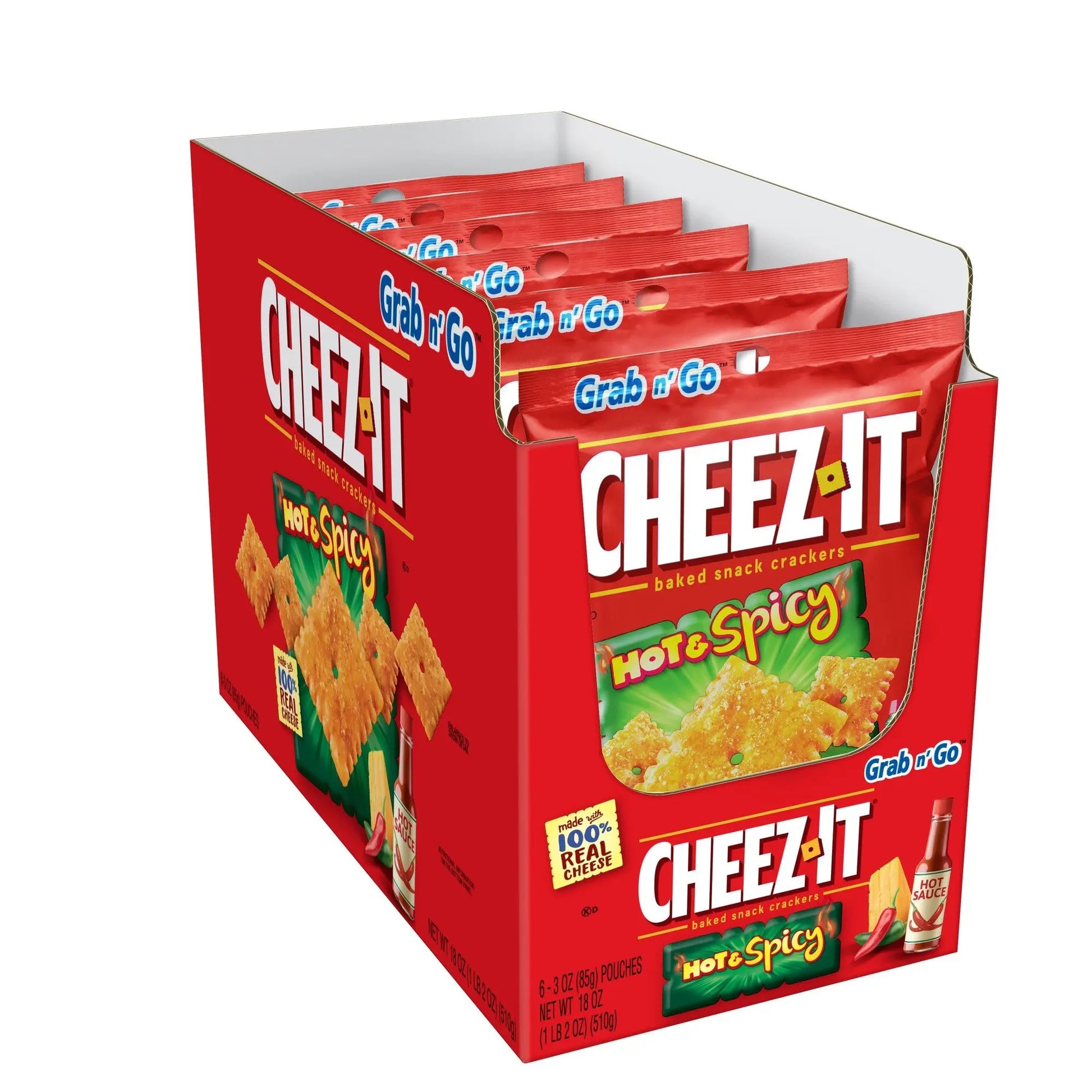 CHEEZ IT HOT & SPICY 6/3OZ