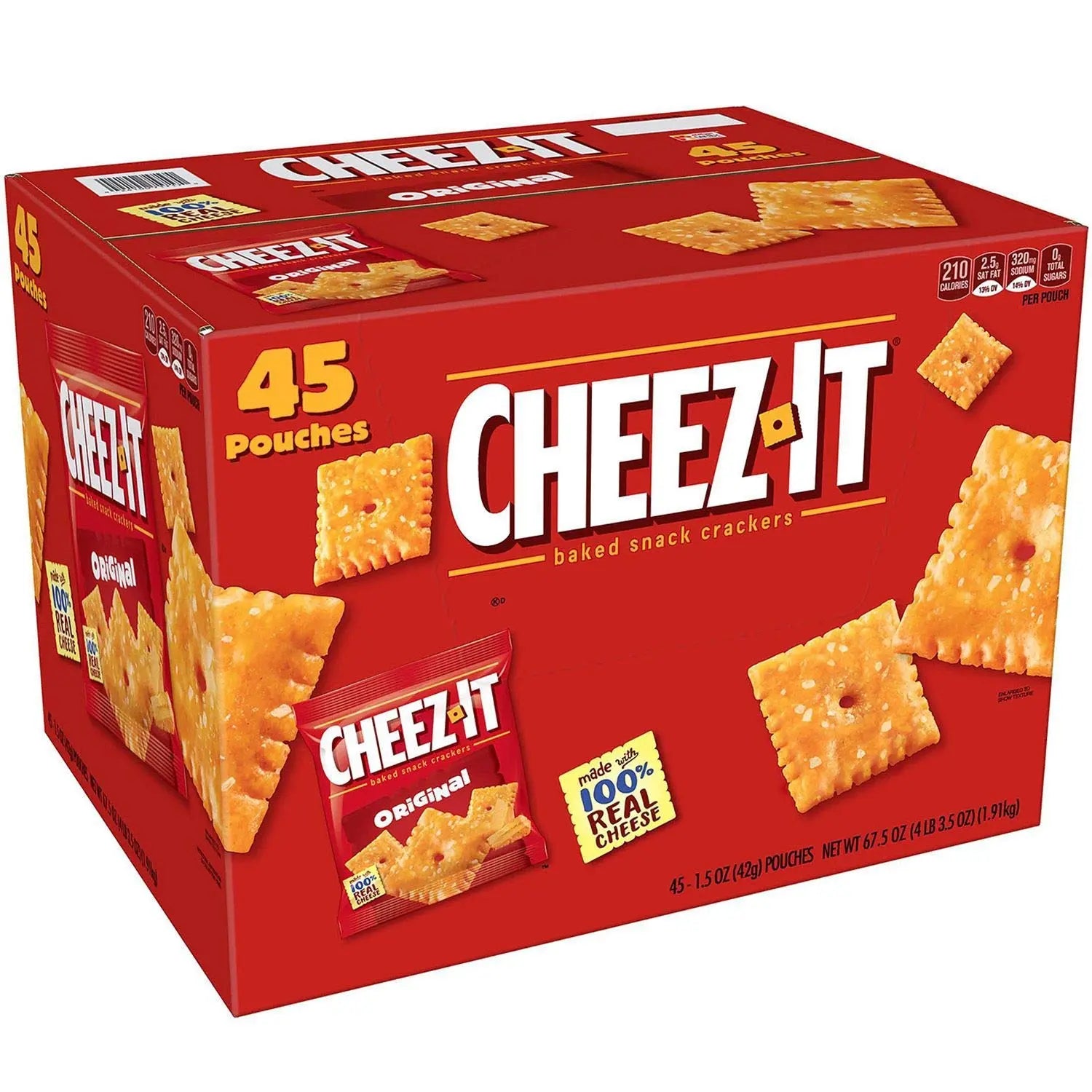 CHEEZ-IT ORG. 45CT