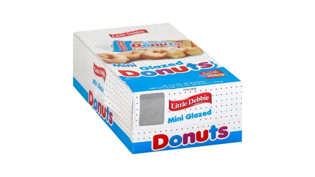 LD GLAZED MINI DONUTS 12 CT