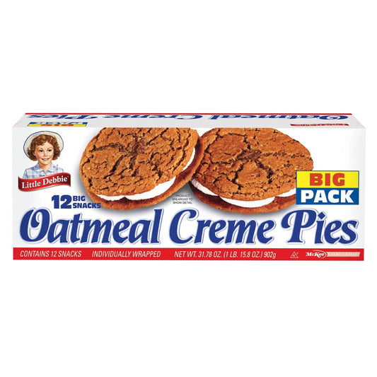 LD OATMEAL CReME PIES 12 CT
