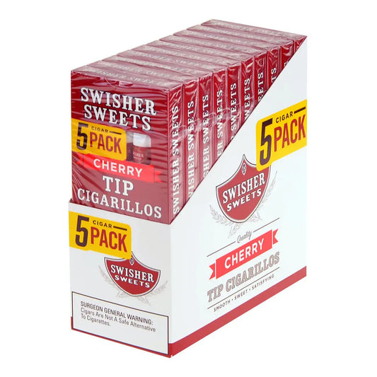 SWISHER CIGARILLO TIP CHERRY(40) 10/5 PK