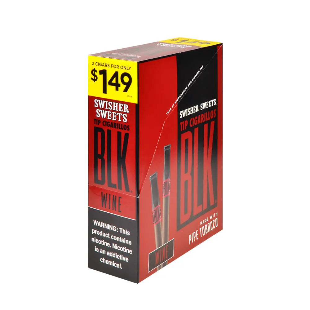 SWISHER (48CT) BLK 2/$1.49 WINE 15/2 PK
