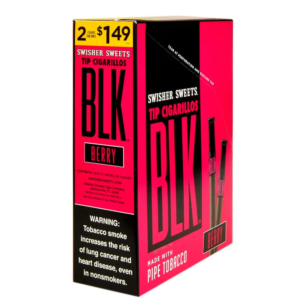 SWISHER (48CT) BLK 2/$1.49 BERRY 15/2 PK