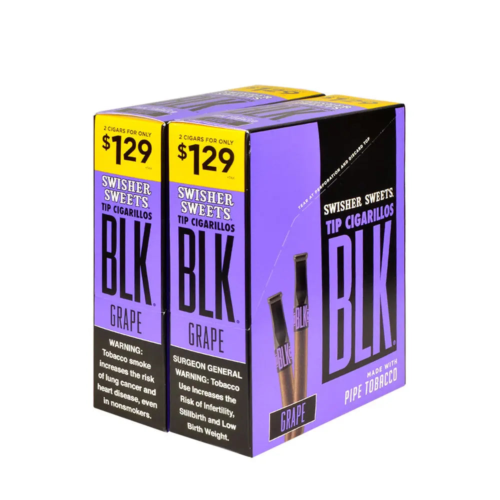 SWISHER BLK 2/$1.29 GRAPE 30/2 PK