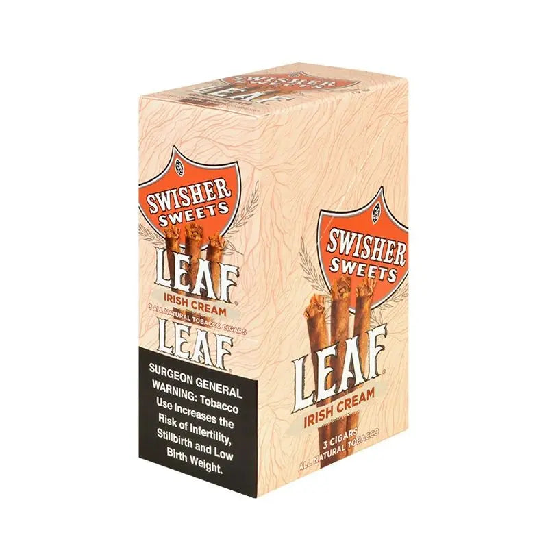 SWISHER LEAF PP $2.49 IRISH CREAM 3CT