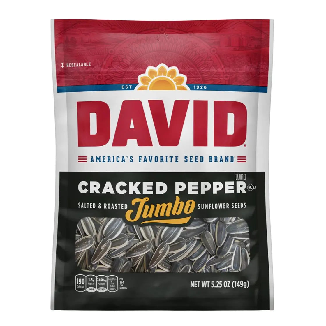 PEG DAVID SUN FLWR SEEDS BLK CRCKD PEPP 6/5.25 OZ