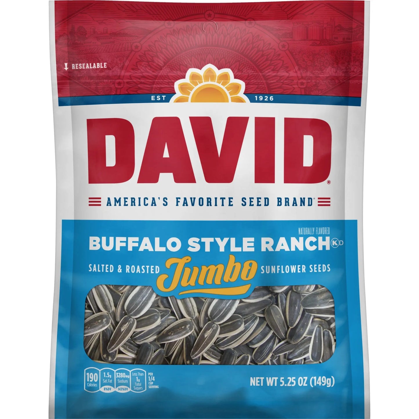 PEG DAVID SUN FLWR SEEDS BUFFALO RANCH 6/5.25 OZ