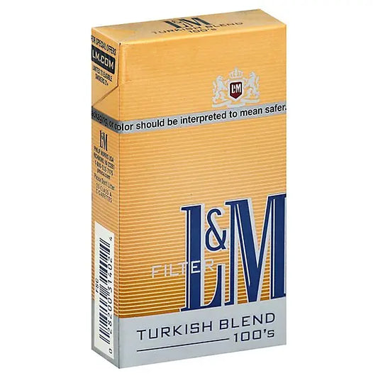 L & M TURKISH BLEND BOX 100