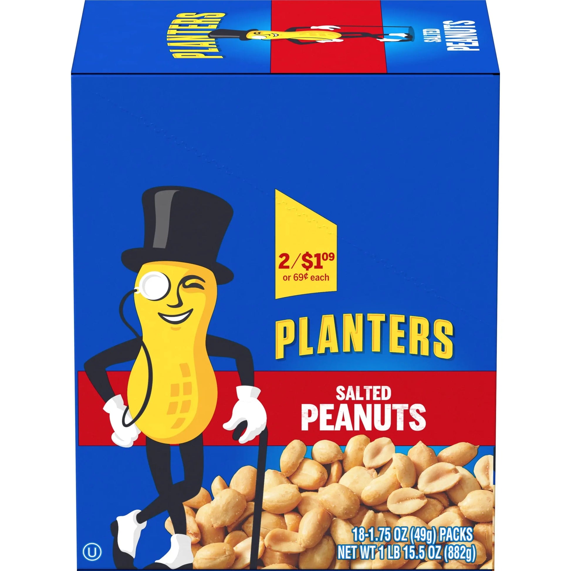 PLANTERS PEANUTS SALTED 18CT