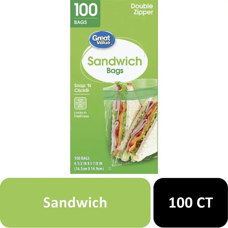 SANDWICH BAGS G.S. 100CT