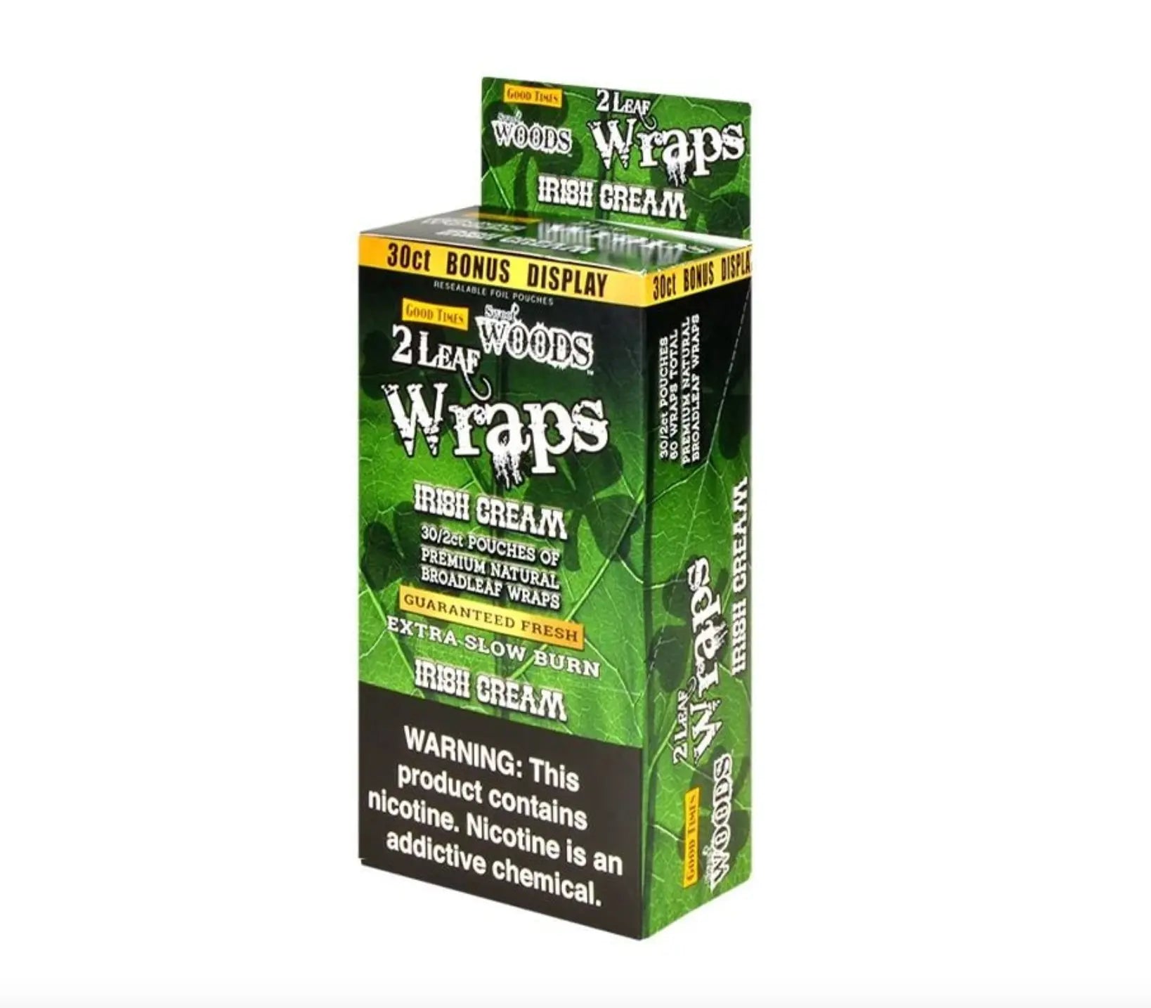 G.T WOODS LEAF WRAPS 30/2 CT IRISH CREAM