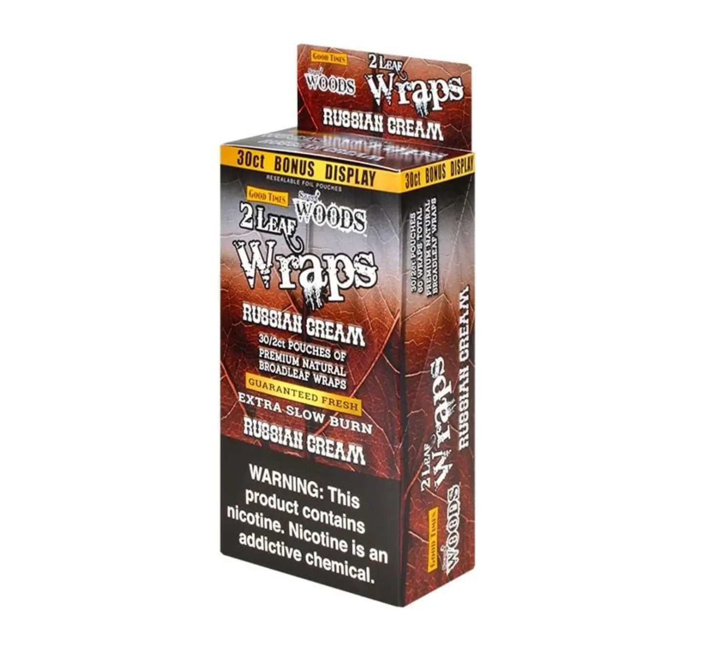 G.T WOODS LEAF WRAPS 30/2 CT RUSSIAN CREAM