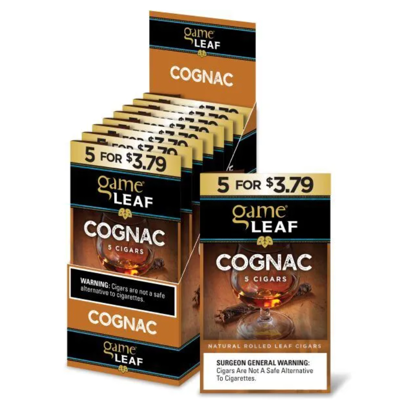 GAME LEAF 8- 5/$3.79 COGNAC