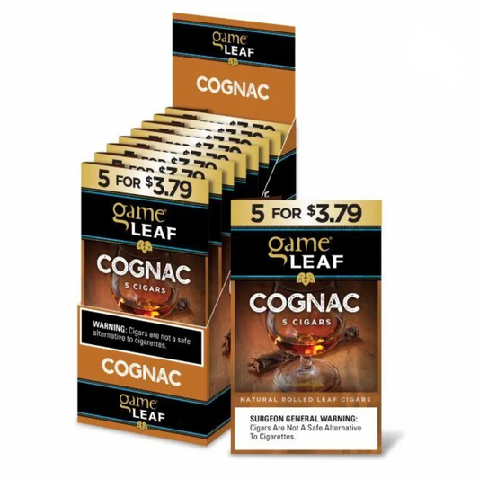 GAME LEAF 8- 5/$3.79 COGNAC