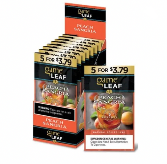 GAME LEAF 8- 5/$3.79 PEACH SANGRIA