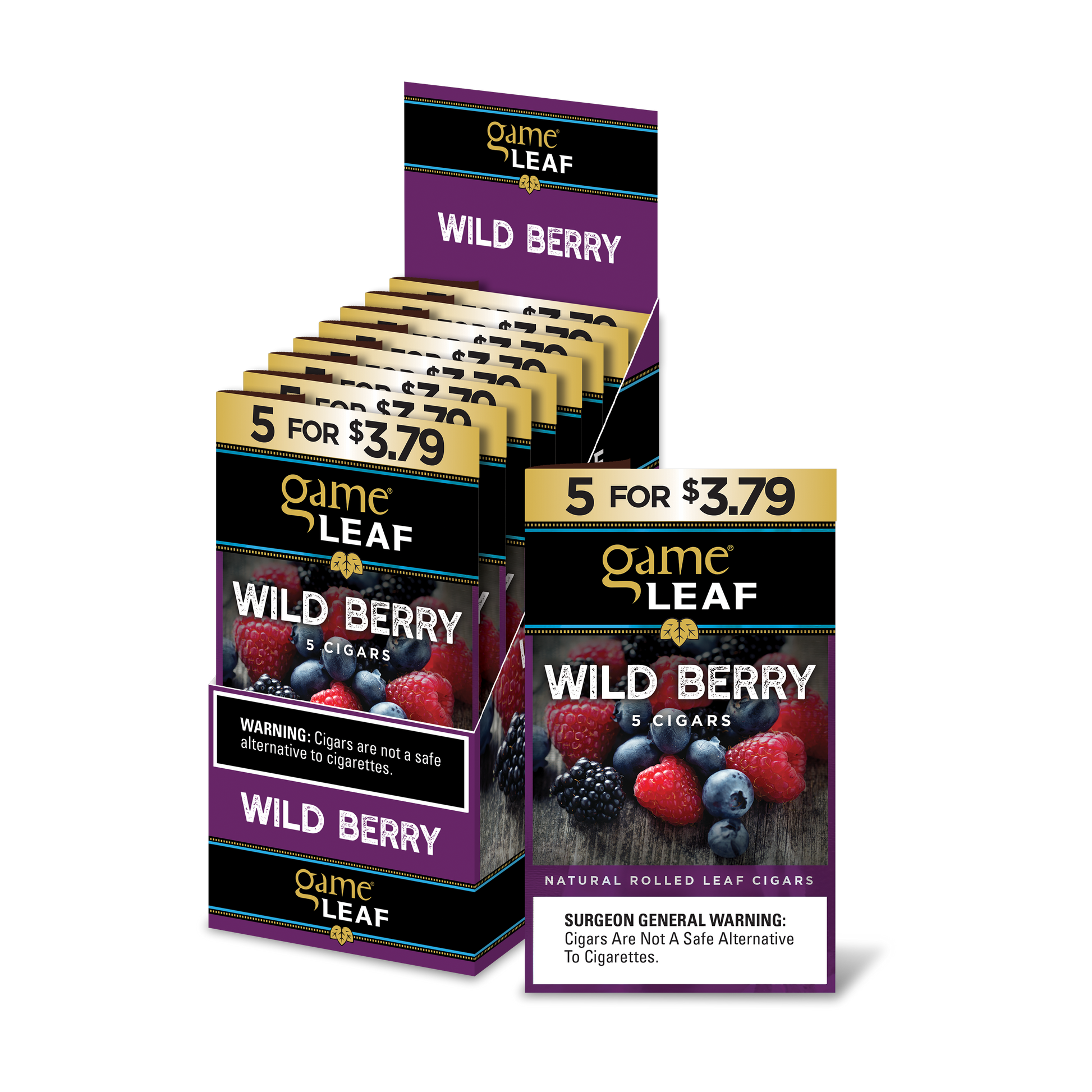 GAME LEAF 8- 5/$3.79 WILD BERRY