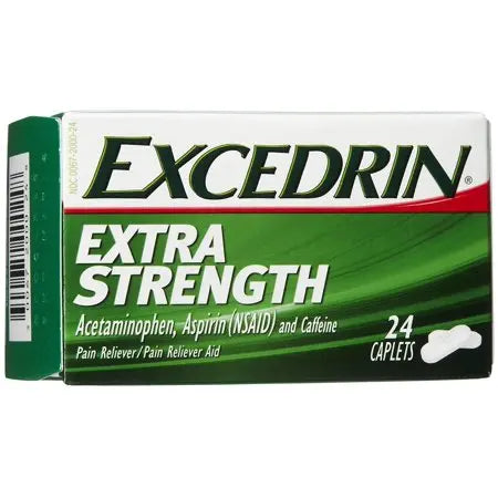 EXCEDRIN TABS. 3/24'S